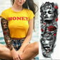 Large Arm Sleeve Waterproof Temporary Tattoo Sticker