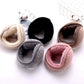 Color pack earmuffs: black, gray, beige, and pink plush ear covers