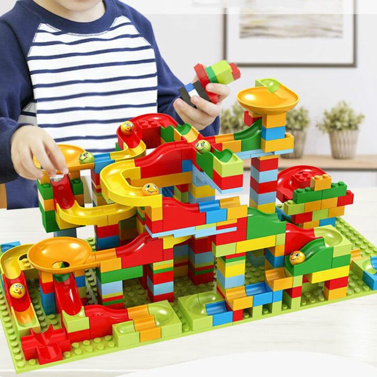 Creative Intelligence Educational Learning Toys DIY Small Particle Slide Building Blocks, 165 PCS, 330 PCS