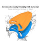 Shark-shaped EVA swimming auxiliary boards, orange and blue shark-shape with handle holes