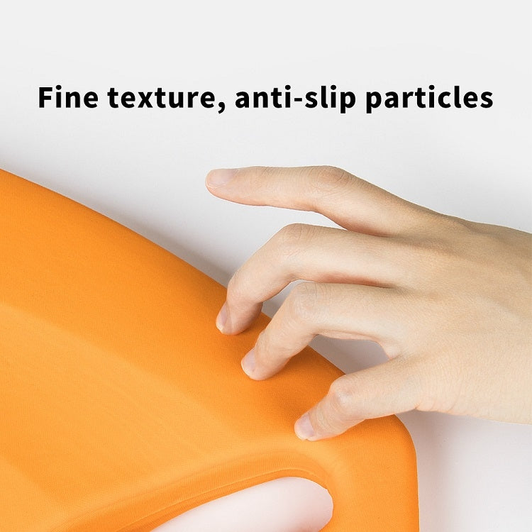 Shark-shaped EVA swimming auxiliary board, orange anti-slip textured surface