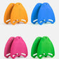 Shark-shaped EVA swimming auxiliary board set, orange, blue, pink, and green