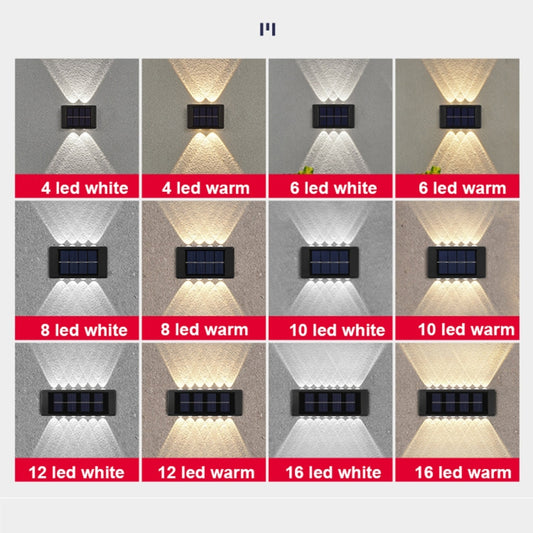 Solar Wall Lamp Outdoor Waterproof Up And Down Double-headed Spotlights, 2LED NiMH, 4LED NiMH, 6LED NiMH, 8LED NiMH, 10LED NiMH, 12LED Lithium, 16LED Lithium