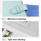 3-inch PU photo album close-up, mint blue cover with stitched strap closure