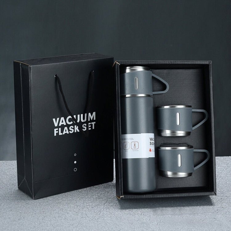 500ml 304 Stainless Steel Thermos Cup Portable Business Tea Cup,Spec:, Basic, Gift Box Set