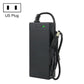 Black scooter lithium battery charger with US plug and DC output cable