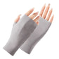 Ladies Sunscreen Gloves Half Finger Ice Silk Gloves,Style:, Cent Finger, Linked Finger