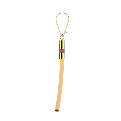 Car grounding anti-static release strip with hanging loop, light tube, multicolor band cap