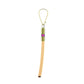 Car grounding anti-static release strip with hanging loop, light tube, striped purple-yellow bands