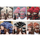 Winter knit hat and face mask set with neck scarf, assorted color options