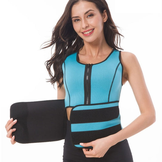 Neoprene Corset Yoga Vest Sweat Suit Postpartum Belly Belt, S, M, L, XL, XXL, XXXL