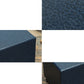 Blue textured jewelry box close-up of pebbled surface and corner