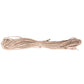 Natural beige hemp rope coil with tied ends, neatly wound for scratching toys