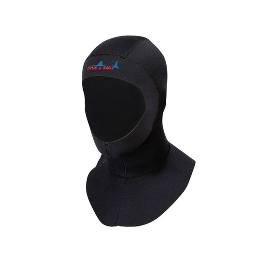 DIVE & SAIL DH-006 3mm Shoulder Warm Diving Cap Surfing Snorkeling Sunscreen Waterproof Diving Headgear, S, M, L, XL