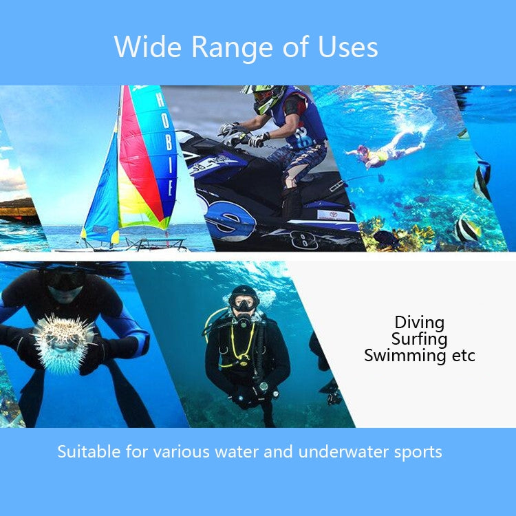 Black 3mm diving cap shown for diving, surfing, and swimming activities collage