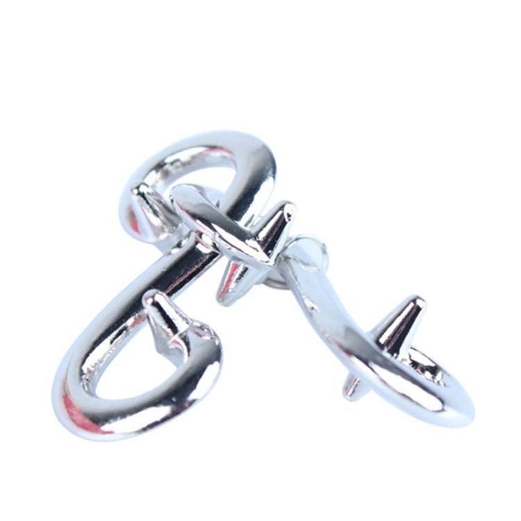 6 PCS / Set Magic Lock Zinc Alloy Brain Developing Puzzles Lock Toys, 6 PCS / Set Puzzles Lock