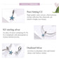 925 sterling silver starfish pendant charm with blue pavé CZ and oxidized silver finish