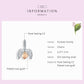 925 sterling silver winged heart charm pendant with rose gold center