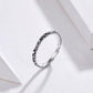 Sterling silver 925 pattern band ring with ornate scrollwork design