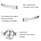 Sterling silver star bead bracelet detail: star ball centerpiece and smooth cuff ends