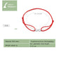 Adjustable red string bracelet with silver infinity charm centerpiece