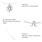 Sterling silver fish line necklace with round zircon pendant in a prong setting
