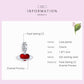 Sterling silver love planet charm with red enamel heart and pave-set CZ bail