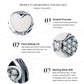 S925 sterling silver diamond petal bead bracelet detail graphic