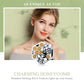 Bee hive charm bead on bracelet, with yellow honeycomb enamel and bee figure details