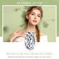 Heart-shaped S925 silver charm bead held near collarbone, curly grass love pattern