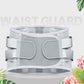 Medical waist support brace belt with breathable perforated panels and dual front pads