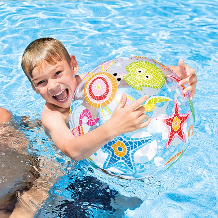 Children Early Education Swimming and Water Toys Inflatable Beach Ball Color Random Delivery, Early Education Swimming Toy