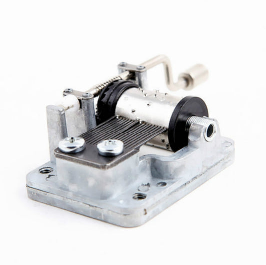 2 PCS Hand-cranked Music Box Movement Music Bell Movement Crafts Toys DIY Accessories, Meet, Mark of the Rain, Love Story, Memory, Edelweiss, Flying over the rainbow, Happy Birthday, Wedding March, Fairy Tale, Rose Life, Little Star, Jingle Bells      ...