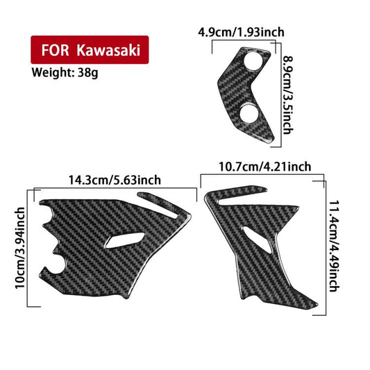 For 2024-2025 Kawasaki Z650 3pcs /Set Footrest Decoration Stickers