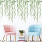 Green Leaf Self-adhesive Removable Wall Stickers, Green Leaf