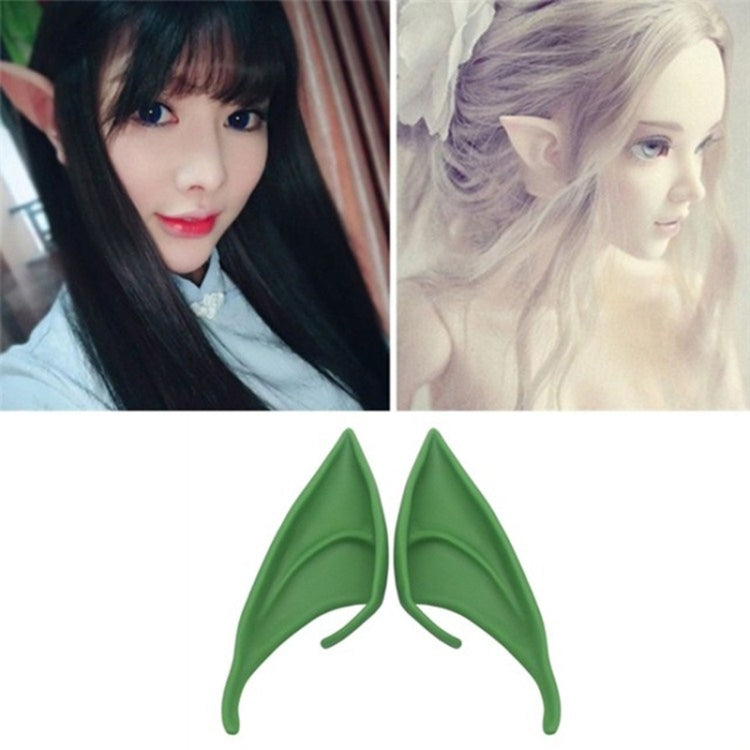 1pair  Halloween Elf Latex Ears Cosplay Props, 10cm, 12cm