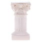 Cream Roman column pillar with decorative capital and fluted middle detailing