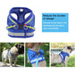 Adjustable Polyester Mesh Reflective Vest Lead Leash for Pet Dog, S, M, L, XL