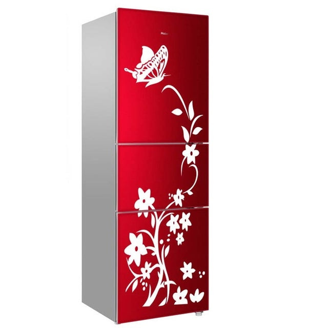 Creative Refrigerator Sticker, Black, White