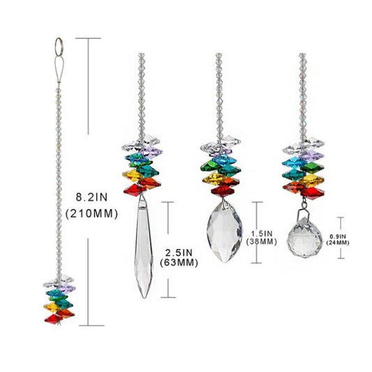 Crystal Pendant DIY Pendant Home Decoration Wedding Decoration Bead Curtain Car Decoration, 20# Lighting Ball Pendant, Multi-faced Bead Pendant, Horse Eye Pendant
