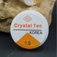 Transparent fishing line spool, 1.0 mm for beading and jewelry making