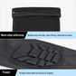 Black elbow compression sleeve with anti-slip cuff and padded anti-collision elbow guard
