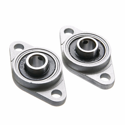 2-piece zinc alloy bearing housing set with black inner bearings