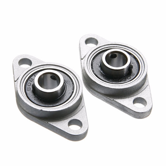 2-piece zinc alloy bearing housing set with black inner bearings