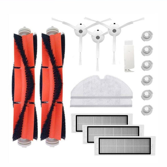 Xiaomi Robot Vacuum Part Pack of HEPA Filter, Main Brush, Cleaning Tool, Side Brush for Mijia / Roborock Vacuum Cleaner, For Xiaomi Generation / Second Generation