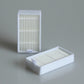 Two rectangular HEPA vacuum filters with white frames and pleated filter sections