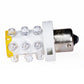 B15 15 LEDs Small Bulb LED Warning Light, Random Color Delivery, 220V