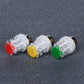 B15 15 LEDs Small Bulb LED Warning Light, Random Color Delivery, 220V
