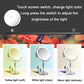 LED touch-screen makeup mirror with brightness control and multiple light colors