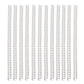 Silver-tone spiral ring size adjuster strip with evenly spaced coils